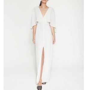 Halston Heritage Caped Gown